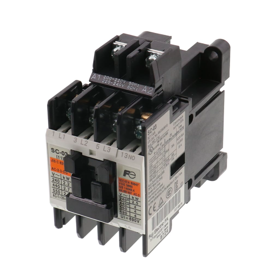 Fuji Electric SC-E4/G Contactor - 24VDC Coil, 80A Rating, 3 Normally Open (N.O.) Poles - View #12