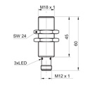 Baumer Inductive Sensor Inductive Sensor Proximity Switch IGYX 18P17B3/S14L