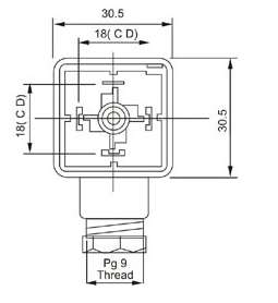 M.Con SEN-LI-182/9 PG9 Lighted SEN Socket