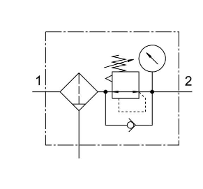 Festo 186489 LFR-1/2-D-MAXI Filter Regulator