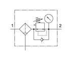 Festo 186489 LFR-1/2-D-MAXI Filter Regulator