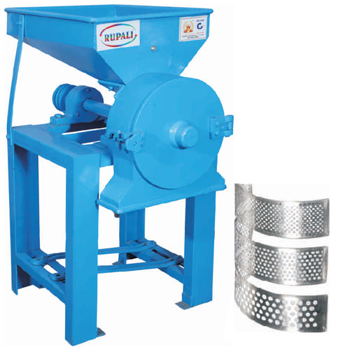 Rupali Pulverizer Drum 12" 70-150 Kg /Hr 3P 5Hp Mild Steel (Without Motor)