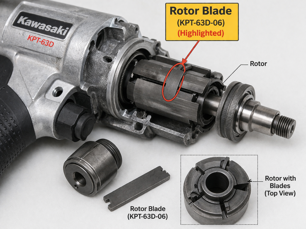 Kawasaki KPT-63D-06 Rotor Blade