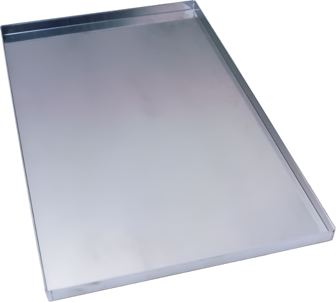 CS aerotherm Baking Trays 508 mm X 356 mm x 25.4 mm, 0.8 mm Thickness Alu Steel