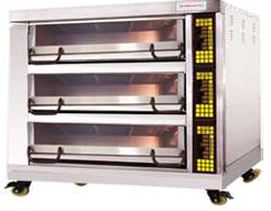 Indulge  IDO3D9TG 3 DECK 9 TRAY GAS DIGITAL OVEN