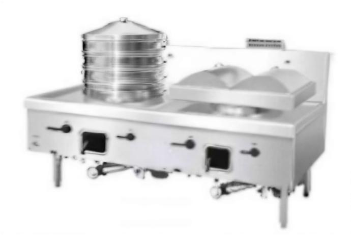 Indulge  IDS-02 ECONOMIC GAS DOUBLE DIMSUM  STEAMER WITHOUT KIT