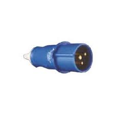 [J203SC IP44] Jai Balaji 16 Amps 2Pin+Earth Straight Connector