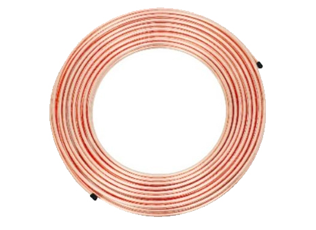 [CT-1/2"] Bright Tube 12.7 mm Pancake Copper Coil