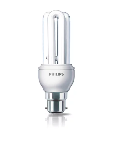 [14 WATT BC B22] Philips 14 W Compact Fluorescent Stick Bulb