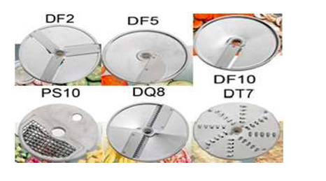 [SET6-TM-INOX] Sirman Set of 6 Discs for TM INOX Vegetable Cutter