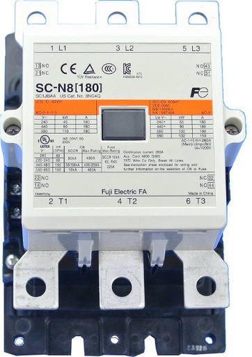 [SC-N8 200V] Fuji Electric SC-N8 200V Electromagnetic Contactor