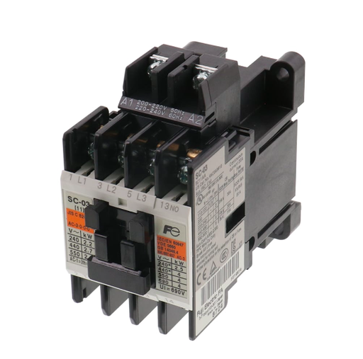 [SC-03 AC230V 1A] Fuji Electric SC-03 AC230V 1A Electromagnetic Contactor