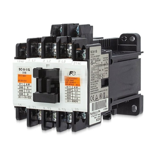 [SC-5-1/G DC24V 2A2B] Fuji Electric SC-5-1/G DC24V 2A2B Electromagnetic Contactor