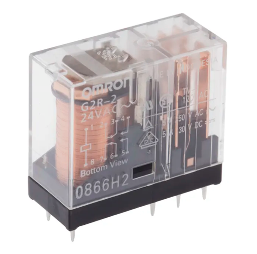 [G2R-2 AC24] Omron G2R-2 AC24 PCB Mount Power Relay