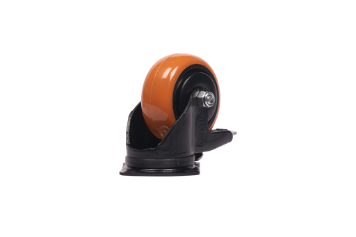 [IV-52] IV-52 RED PU 75MMX32 Swivel BK Wheels