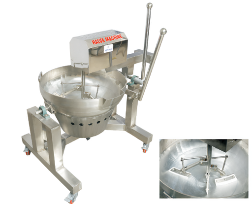[Nirali 2 Feet Halva M/c] Nirali – 2 Feet Halva Machine with Burner (1 HP)