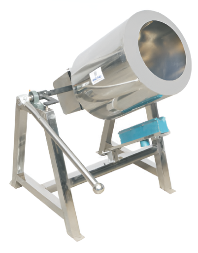 [Nirali Coating Large Tilting] Nirali Namkeen Coating Mixing Machine – Large Tilting
