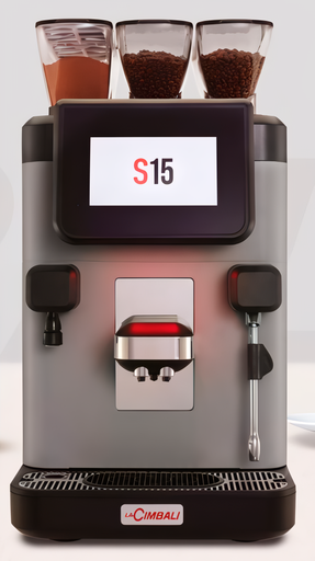 [S15 CS11 2 Gr +] La Cimbali S15 CS11 MilkPs, Solubles Motorised Spout - 2 Grinder + No Coffee Sensor
