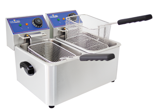 [GF-8TC] Karma GF-8TC Double Tank Electric Fryer 