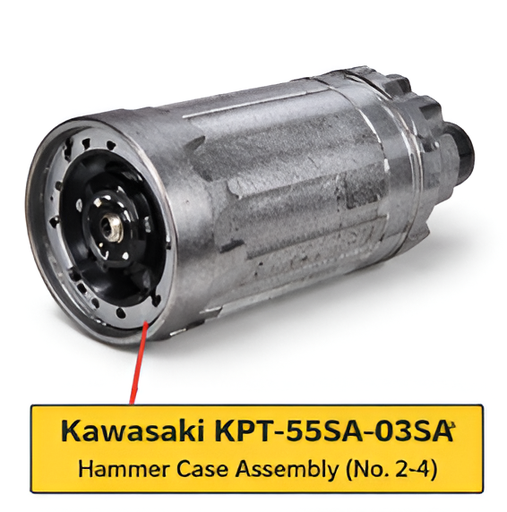 [KPT-55SA-03A] Kawasaki KPT-55SA-03A Hammer Case Assembly (No. 2-4)