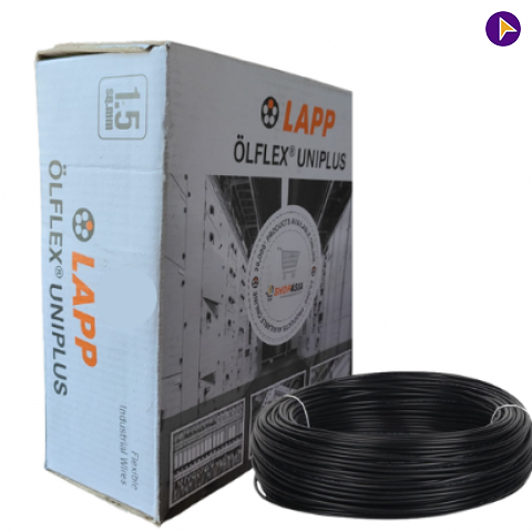 [4520011U100] LAPP 4520011U100 1.5mm Single Core Cable Black