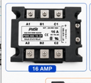 PWR-DC to AC 480-16-3P Three-Phase SSR  16 Amp (Solid State Relay)
