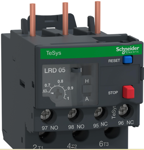 [LRD05OLR] Schneider Electric 0.63A-1A OLR  Thermal overload relay